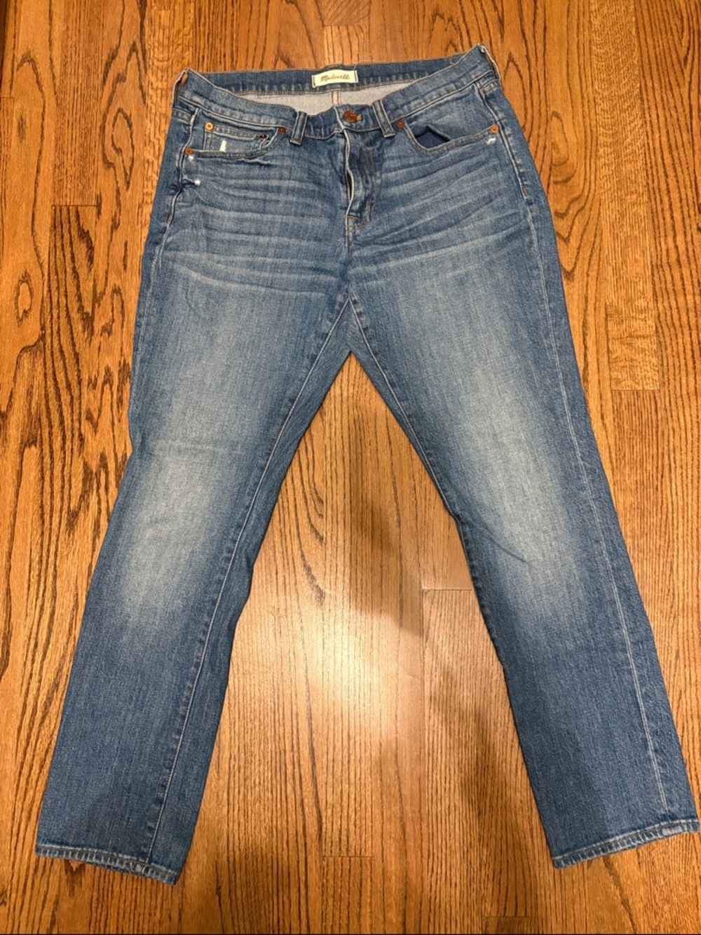 Madewell Women’s Boyfriend Jeans - Medium Blue Wash